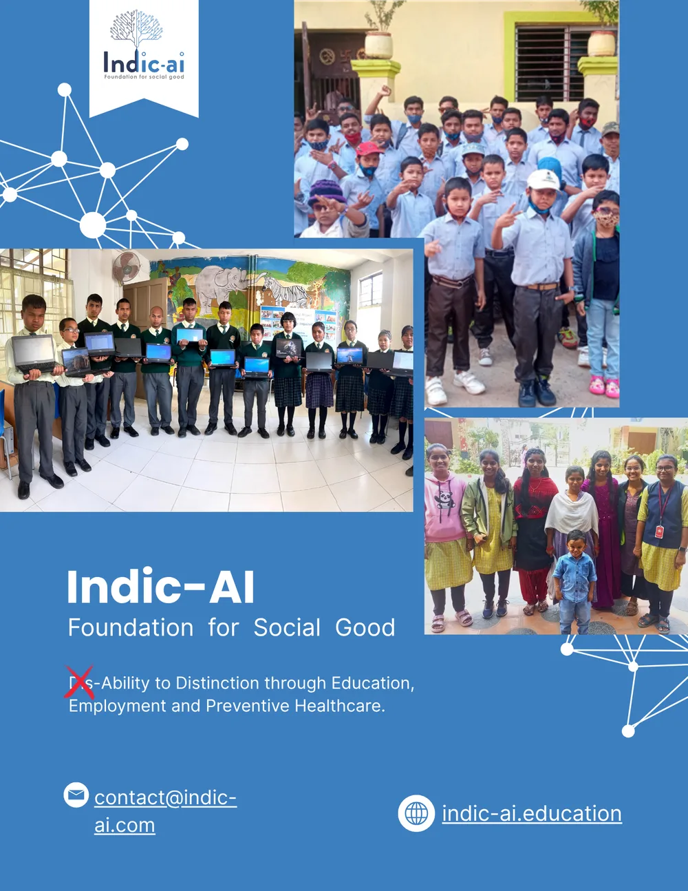 Indic-AI brochure page 1