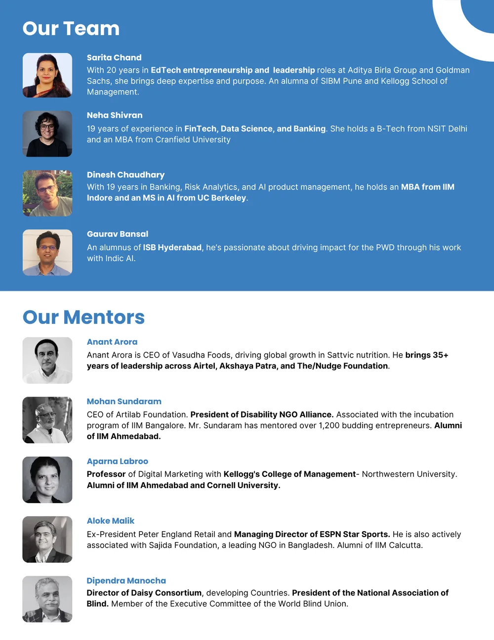 Indic-AI brochure page 3