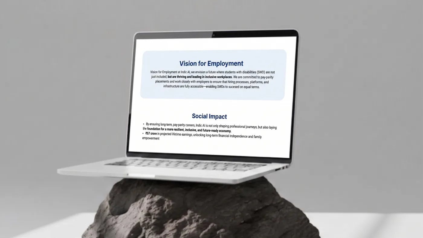 Indic-AI redesigned website