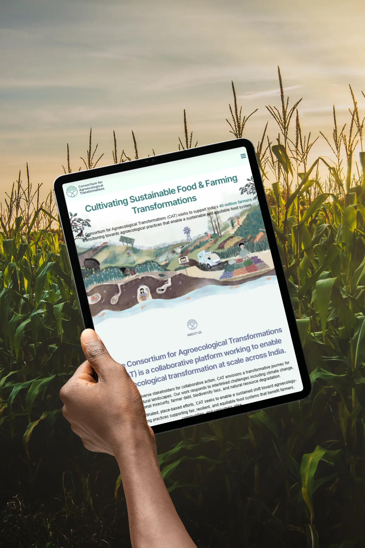 Agroecology India — Designed and built a scalable digital knowledge hub for India's agroecology ecosystem — structuring research, mapping 1,000+ initiatives, and automating live survey data.