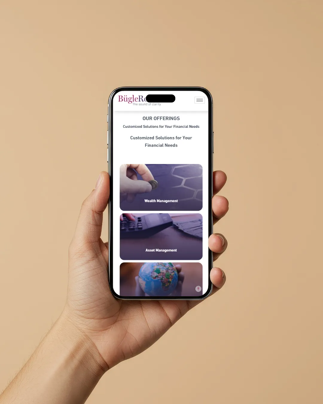 BugleRock responsive page layout