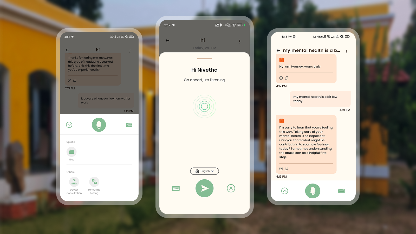 TVAM advisor flow across voice and chat interactions.